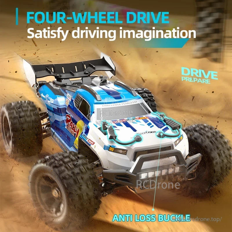 Wltoys 18101 PRO Rc Car, Four-wheel drive RC car with anti-loss buckle and sport design