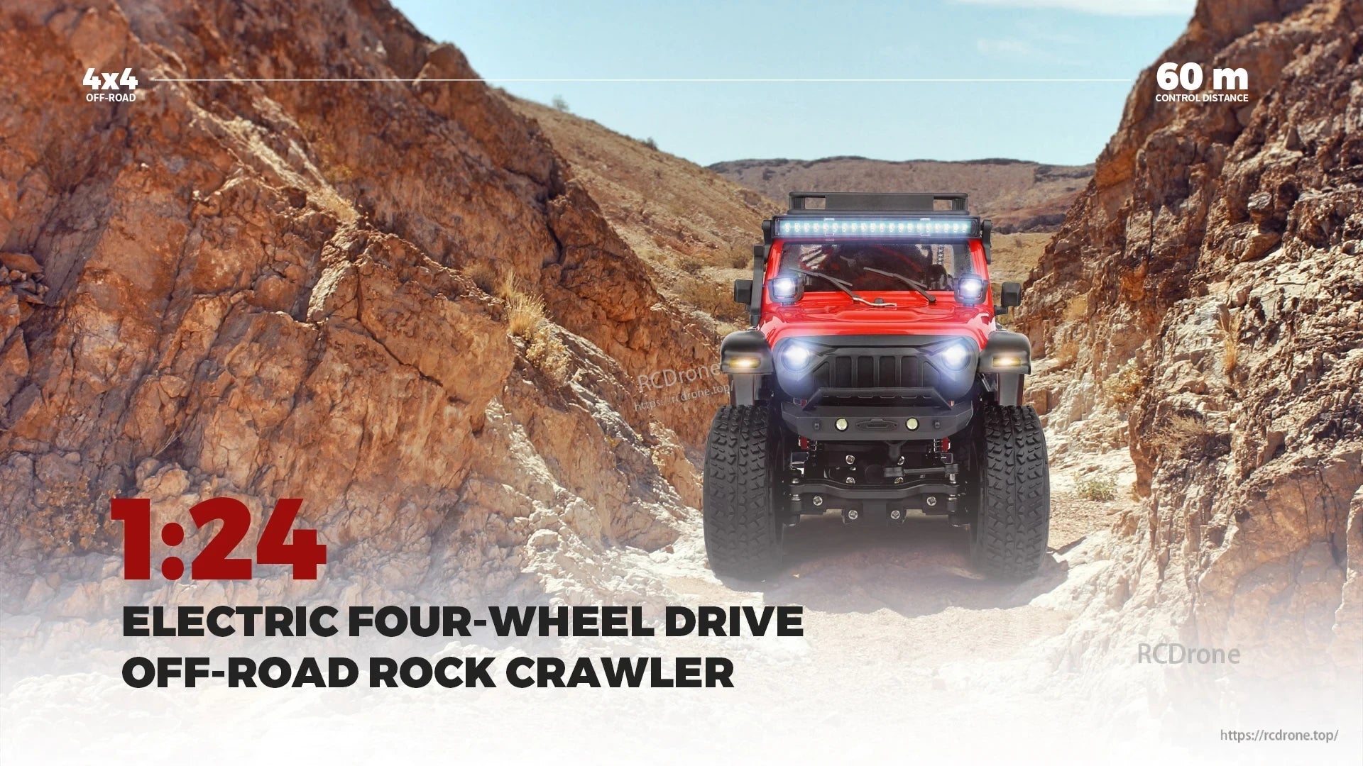 Wltoys 2428 RC Crawler is a rugged off-road rock crawler.