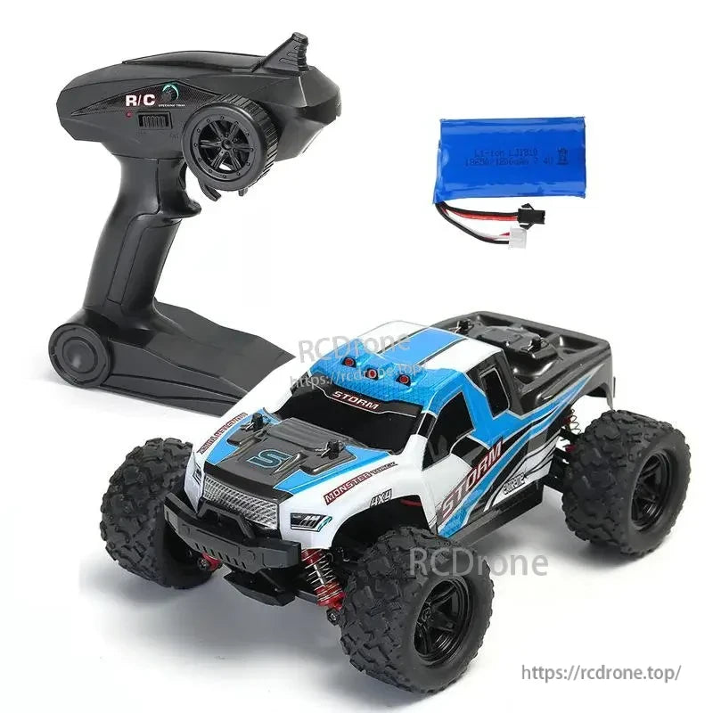 Wltoys HS 18311/18312 1:18 4WD RC Car, Designed for all-terrain use with independent suspension and high-grip tires.