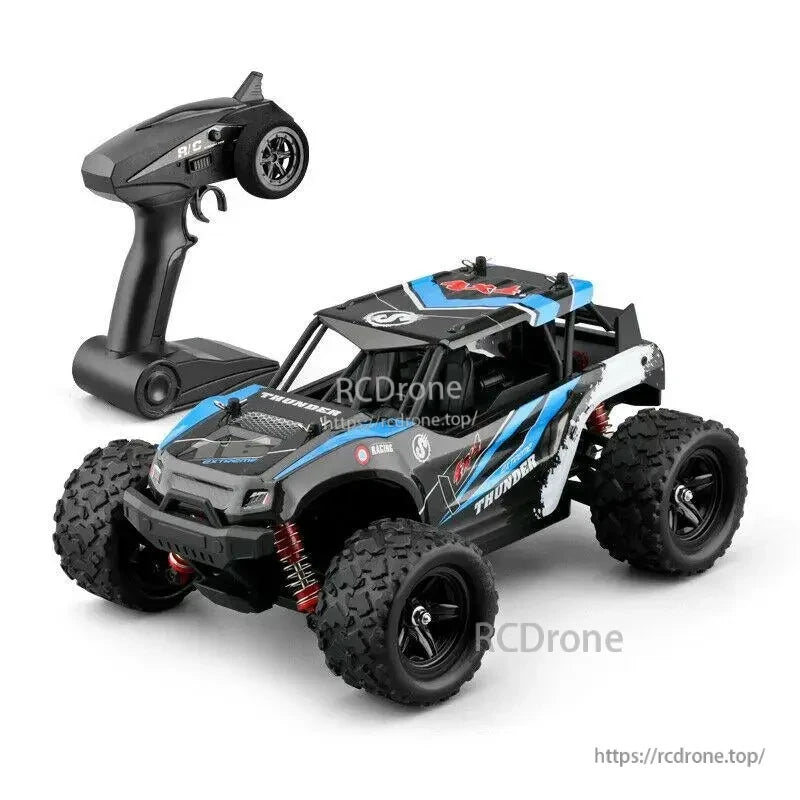 Wltoys HS 18311/18312 1:18 4WD RC Car, Off-road truggy with RC380 brushed motor and 4WD capabilities.