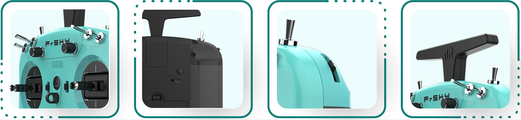 Frsky Twin X14/X14S Transmitter, 2.95” 640360 resolution color TFT display screen .