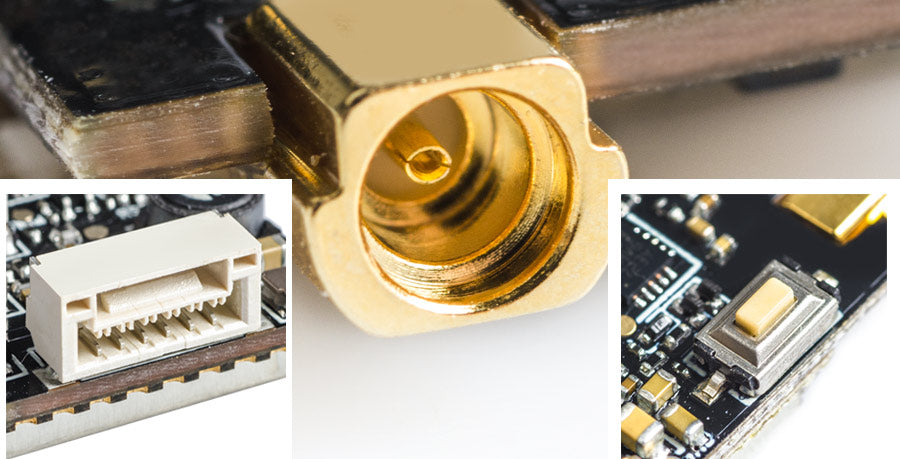 AKK X2 FPV VTX - 5.8Ghz 37CH 25mW/200mW/500mW/800mW Switchable FPV Video Transmitter Work with Betaflight OSD FC 8 AKK X2 FPV VTX, mmcx and sma connectors are available 25mW/200m