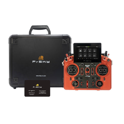 FrSky Tandem X20 PRO AeroWing Edition dual-band RC transmitter with FrSky hard carry case