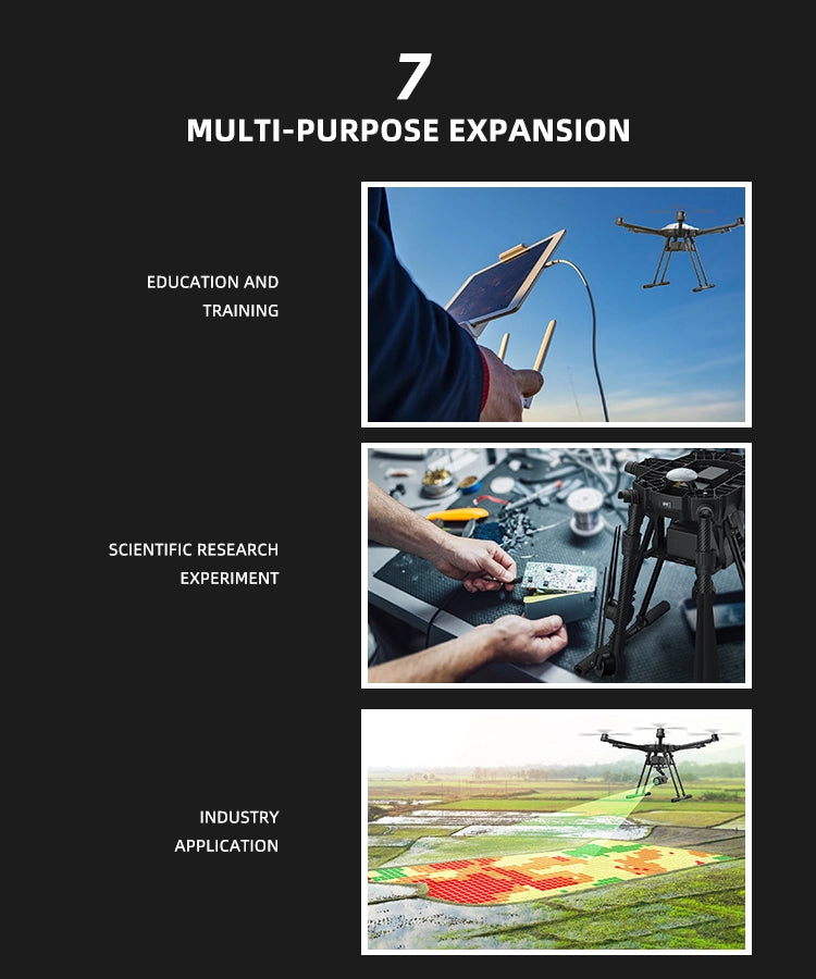 EFT X6120 Industrial Drone, MULTI-PURPOSE EXPANSION EDUCATION AND TRAIN