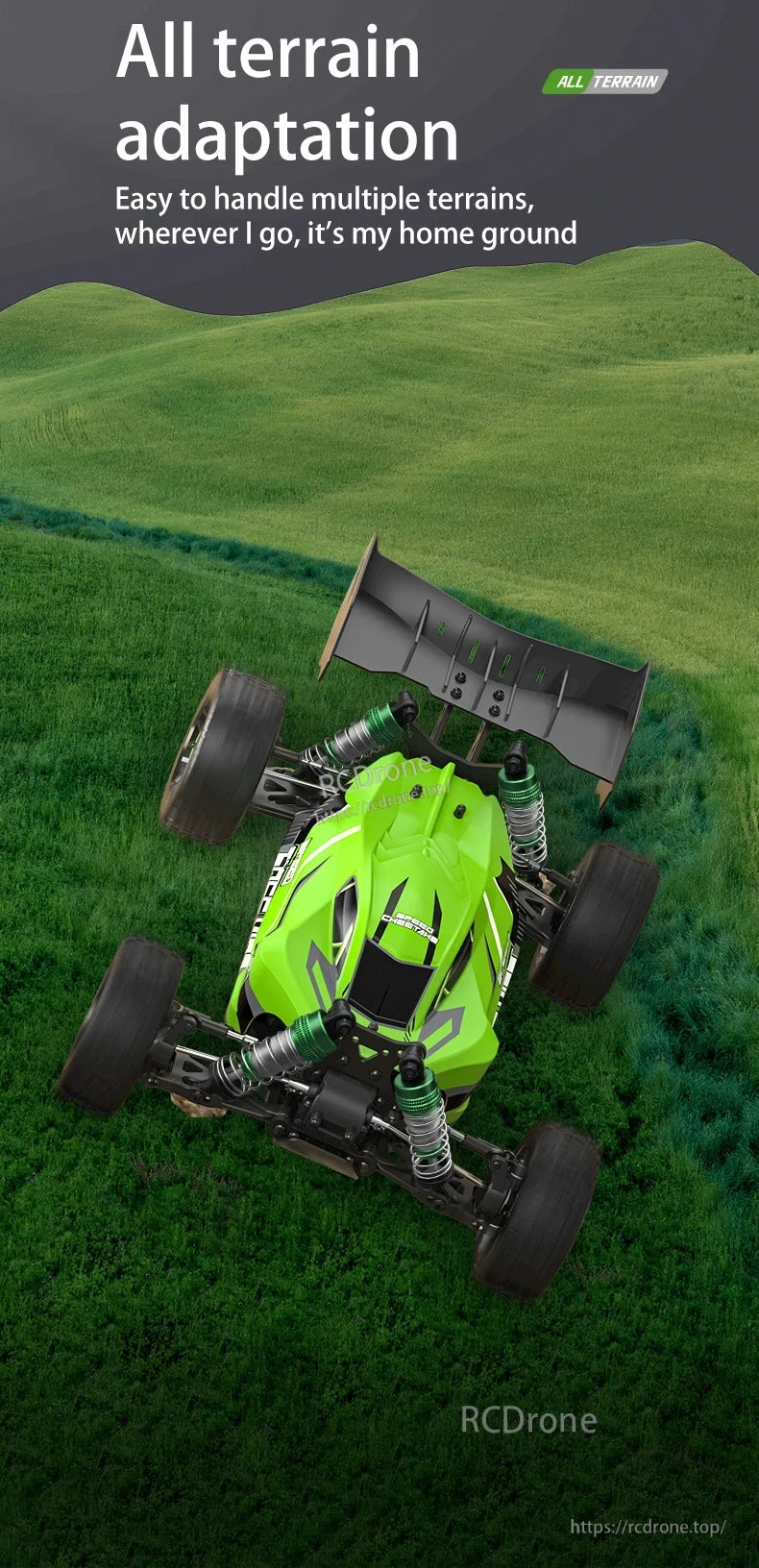 XDKJ 15/01/02 PRO 4WD Buggy, This all-terrain vehicle is adaptable for various environments and easy to handle, making it a reliable companion.