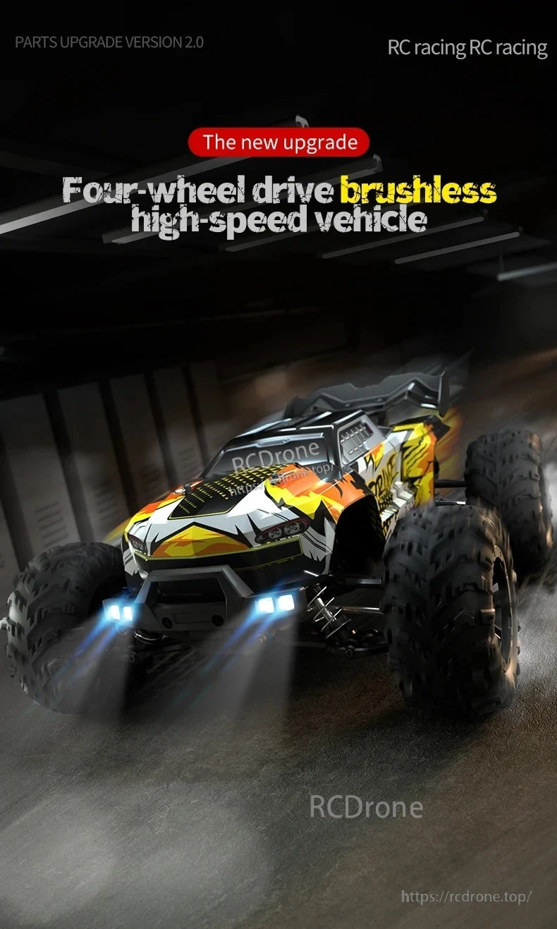 XDKJ 15/01/02 PRO 4WD Buggy, New four-wheel drive brushless high-speed vehicle for racing upgrade version