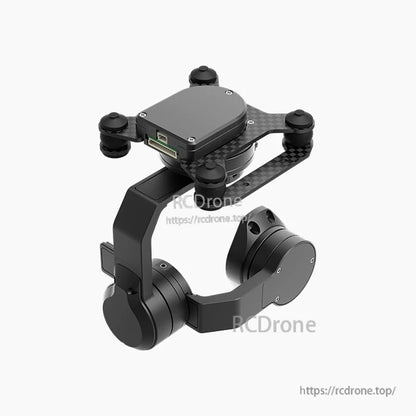 XF C-200T 3-Axis Gimbal, XF C-200T gimbal: ±0.01° accuracy, 200g payload, supports multiple protocols, 12–26.4V DC.