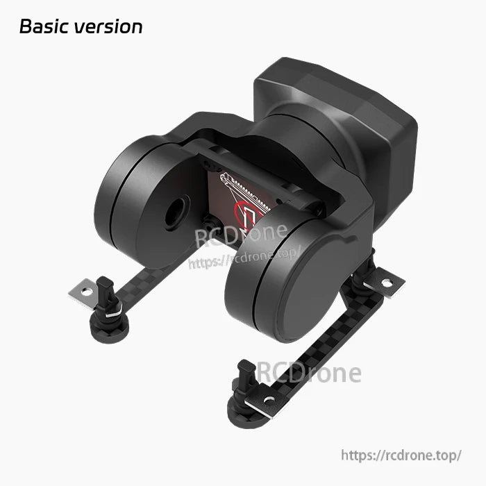 XF C-20D Horizontal 2-Axis Drone Gimbal, XF C-20D drone gimbal supports up to 19mm cameras, with ±0.05° accuracy, and various interfaces for control.