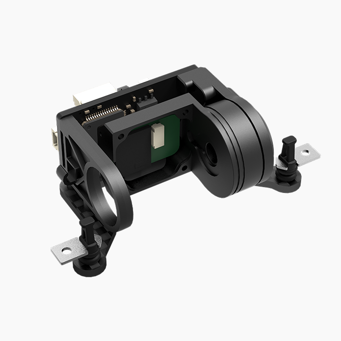 XF C-20S Single-Axis Gimbal — 19mm camera support, ±0.05° accuracy, ±120° pitch, DJI O3/Walksnail compatible