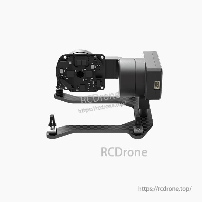 XF C-40D Horizontal 2-Axis Gimbal, Compact XF C-40D 2-axis gimbal with 40g payload, ±0.05° accuracy, carbon fiber frame, and UART/MAVLink compatibility.
