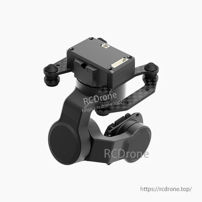 XF C-40T 3-Axis Gimbal, The XF C-40T 3-axis gimbal offers ±0.05° accuracy, 40g payload, wide voltage range, and multiple protocols for stable camera stabilization.