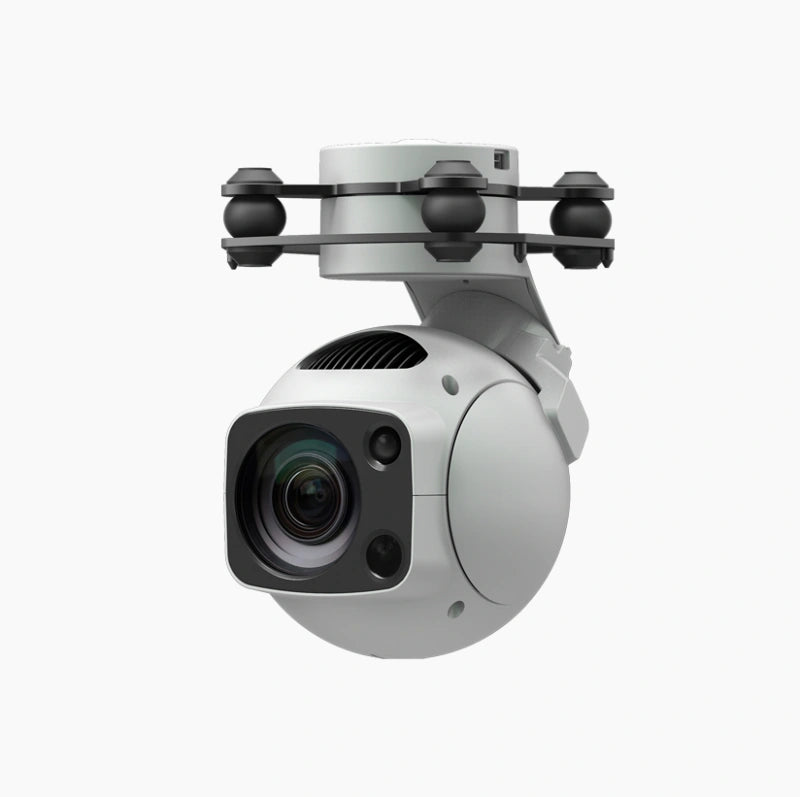 XF D-80AI Dual-View Drone Pod, The D-80AI features AI-powered multi-target detection and tracking, identifying and following pedestrians or vehicles in real-time.