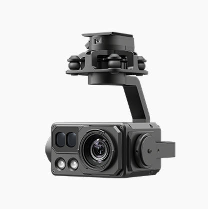 XF Z-8RB Night Vision Ranging Pod - 3-Axis Gimbal 30x Optical 12x Digital Zoom Camera, 1800M Laser Range Finder, 200M Laser Lighting AI Tracking