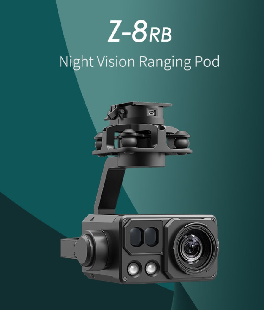 XF Z-8RB Night Vision Ranging Pod - 3-Axis Gimbal, High-performance XF Z-8RB Night Vision Ranging Pod features a 3-axis gimbal system.