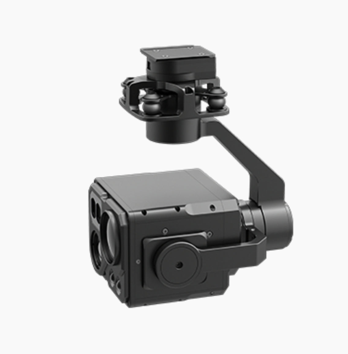 XF Z-9B Quad-Sensor Drone Pod - 3-Axis Gimbal 30x Optical 4x Digital Zoom Camera, 25mm 640 IR Thermal, 2KM LRF, 200M Laser Lighting Module