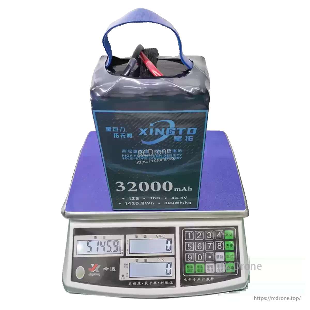 Lithium battery suitable for heavy-lift UAV drones, offering capacity options and high energy density.