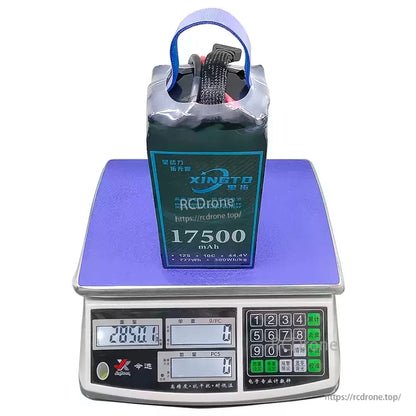 A high-density solid-state lithium battery suitable for heavy-lift UAV drones, featuring 10C rate and various capacity options.