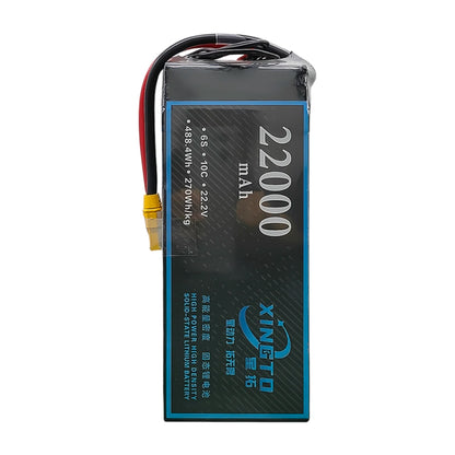 XINGTO 22.2V 6S 22000mah 10C Lipo Battery - High Density Semi Solid-State Lithium Battery for UAV Drone