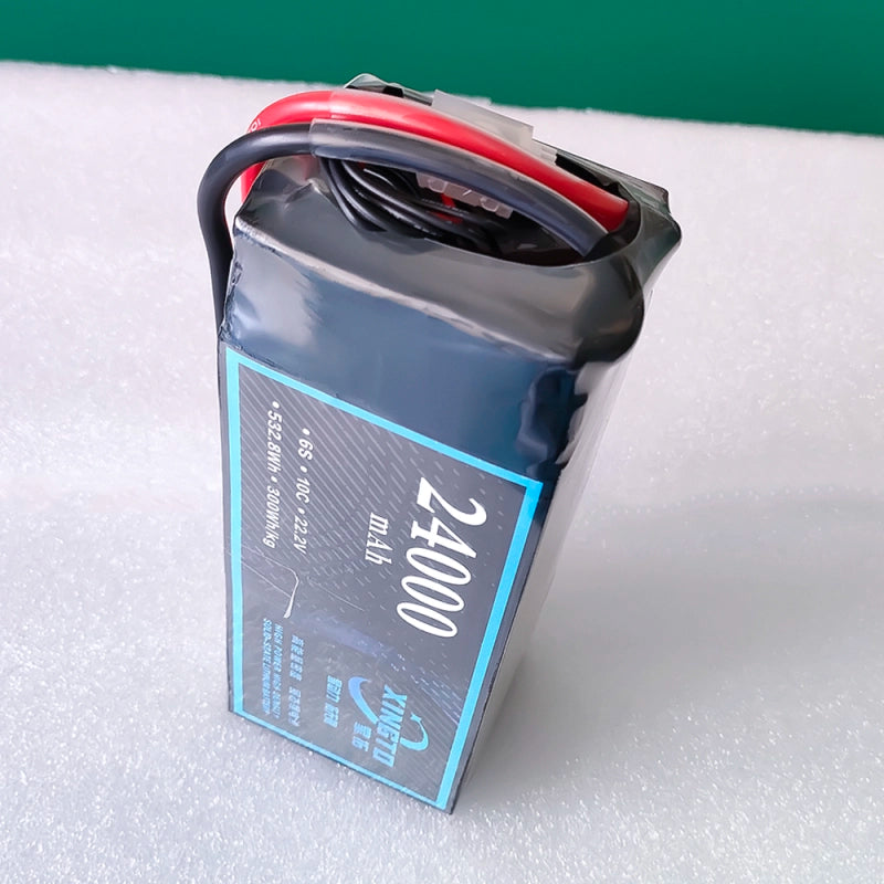 XINGTO 22.2V 6S 24000mah 10C Lipo Battery - High Density Semi Solid-State Lithium Battery for UAV Drone