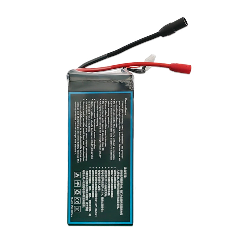 XINGTO 22.2V 6S 27000mah 10C Lipo Battery, Customizable Plug Options allow for specification of AS150U as default or alternative options through comments or customer service.