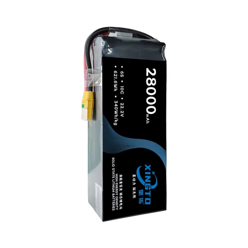 XINGTO 22.2V 6S 28000mAh 10C Lipo Battery, Avoid impacts, direct connections, and reverse polarity during use or charging.