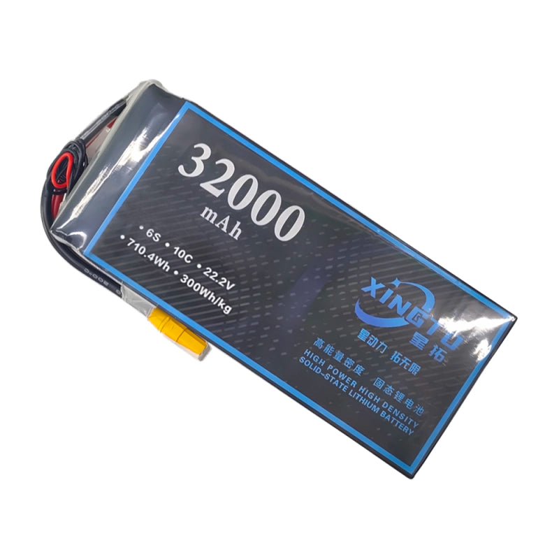 XINGTO 22.2V 6S 32000mah 10C Lipo Battery - High Density Semi Solid State Lithium Battery for UAV Drone