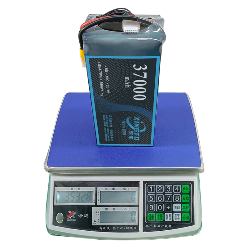 XINGTO 23.1V 6S HV 37000mAh Lipo Battery, Clean terminals with a dry cloth if dirty to prevent poor contact.