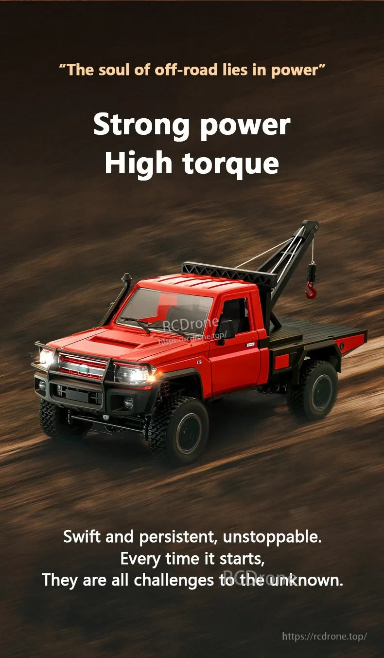 XKS MN82T 1:12 RC Crane, Powerful off-road RC crane, high torque, unstoppable adventure.