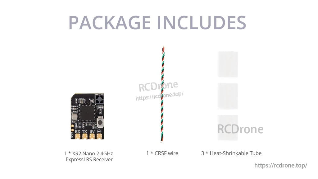 XR2 Nano 2.4GHz ExpressLRS Receiver