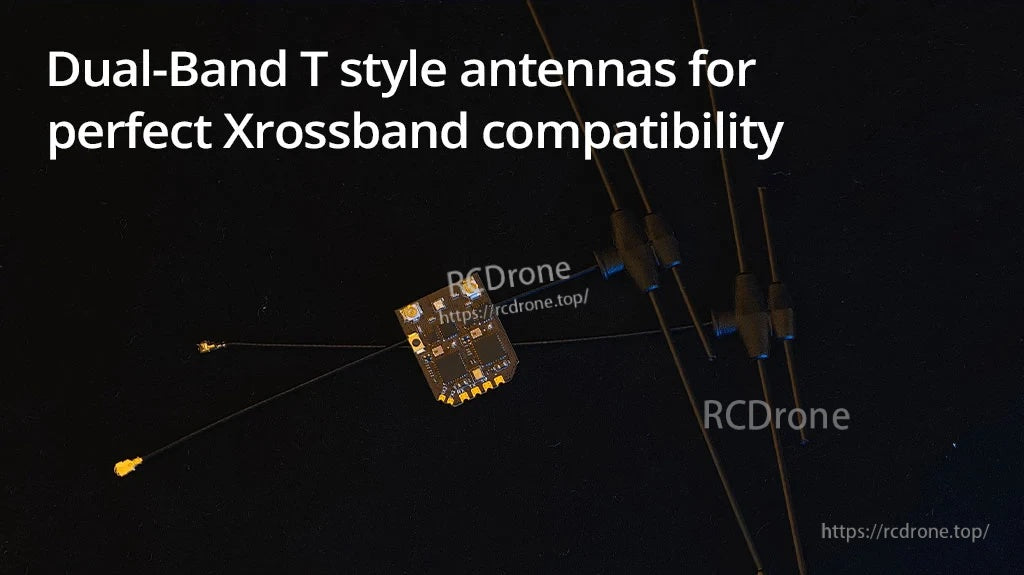 XR4 Gemini Xrossband Dual-Band ExpressLRS Receiver