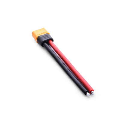 Amass XT60H-M Male Connector with 12AWG 100mm Power Cable (5PCS)