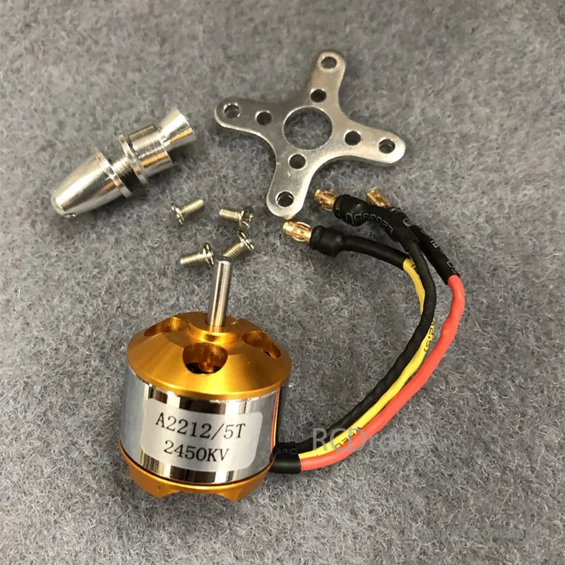 XXD A2212 Brushless Outrunner Motor, Brushless motor for RC aircraft, suitable for various applications and propeller combinations.