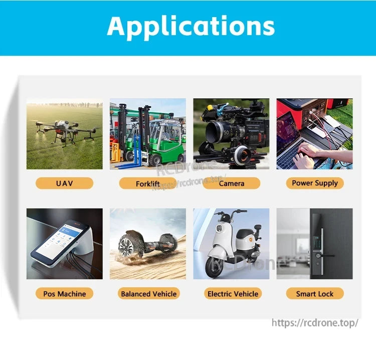 Xingto 14S 3700mAh Drone Battery, Used in UAVs, forklifts, cameras, power supplies, POS machines, balancing vehicles, EVs, and smart locks.