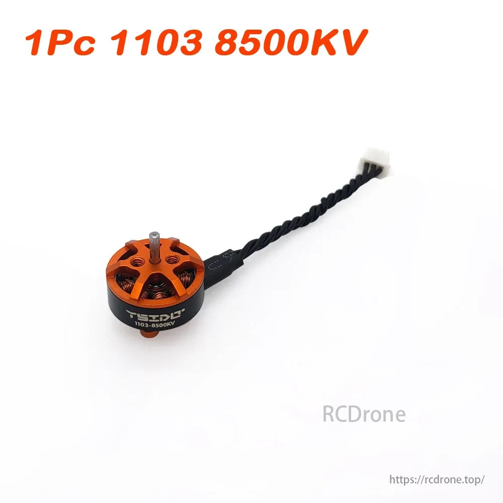 YSIDO 1103 8500KV 1–2S Brushless Motor, High-performance motor for small drones, with 8500KV for balanced torque and flight time on 1-2S LiPo.