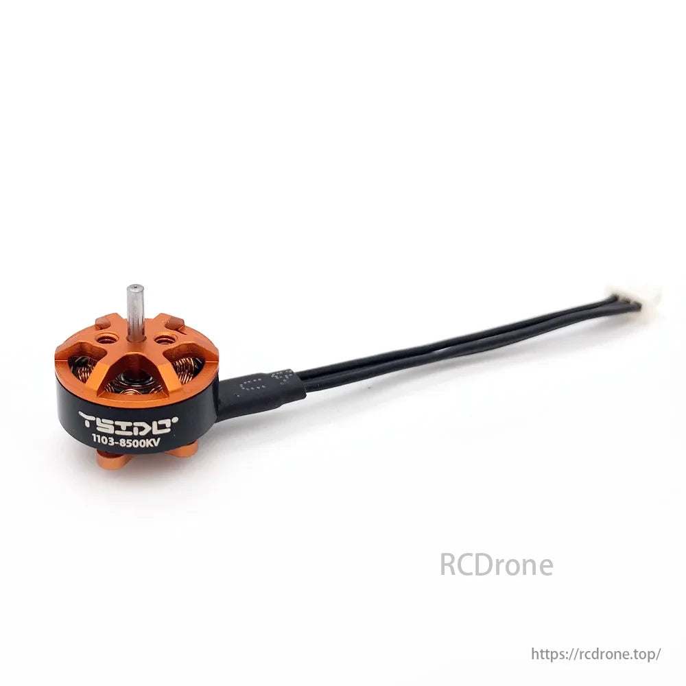YSIDO 1103 8500KV 1–2S Brushless Motor, Lightweight drone designed with 9N12P configuration, 3.8g build, and 1.5mm shaft, perfect for 65mm Gemfan or HQProp tri-blade propellers.