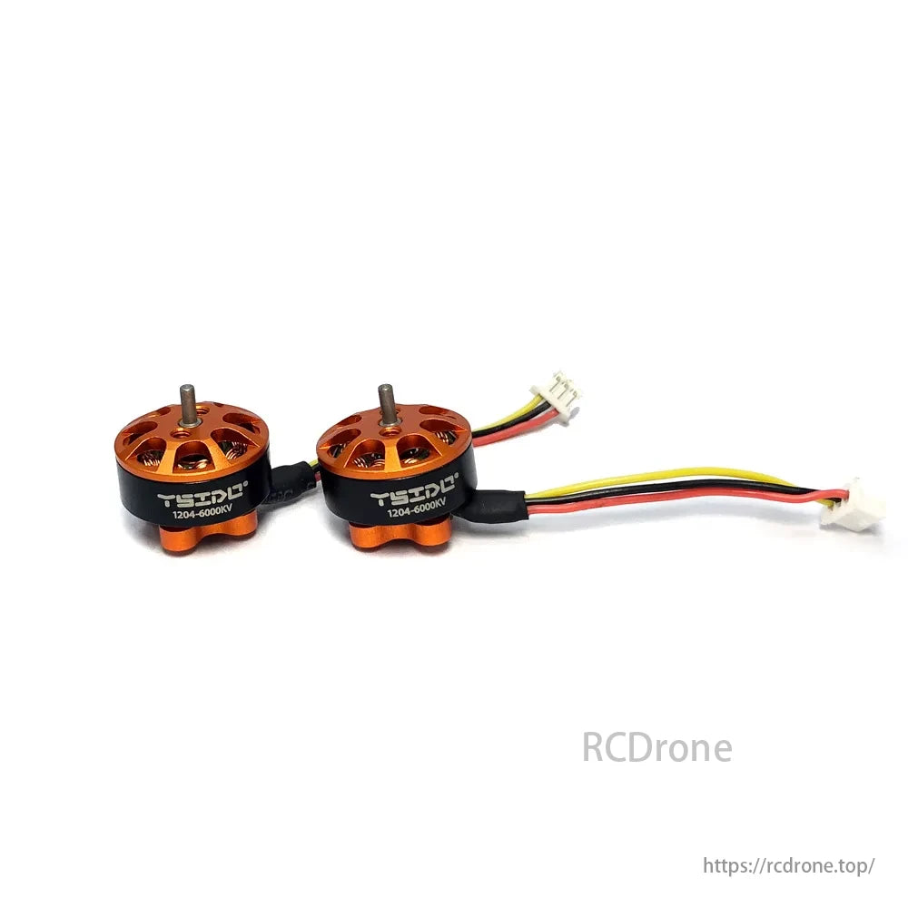 YSIDO 1204 6000KV 2–3S Brushless Motor, YSIDO 1204 micro brushless motor for Tyro89 FPV racing drone with 2-3S and 6000KV.