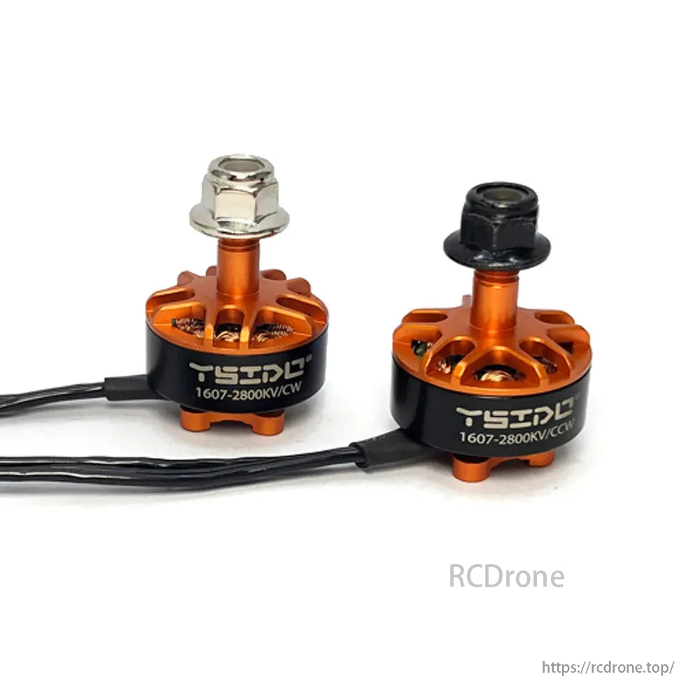 YSIDO 1607 2800KV 3850KV 2–4S Brushless Motor, YSIDO 1607 2800KV brushless motors feature M5 shafts, designed for high-performance FPV drones.