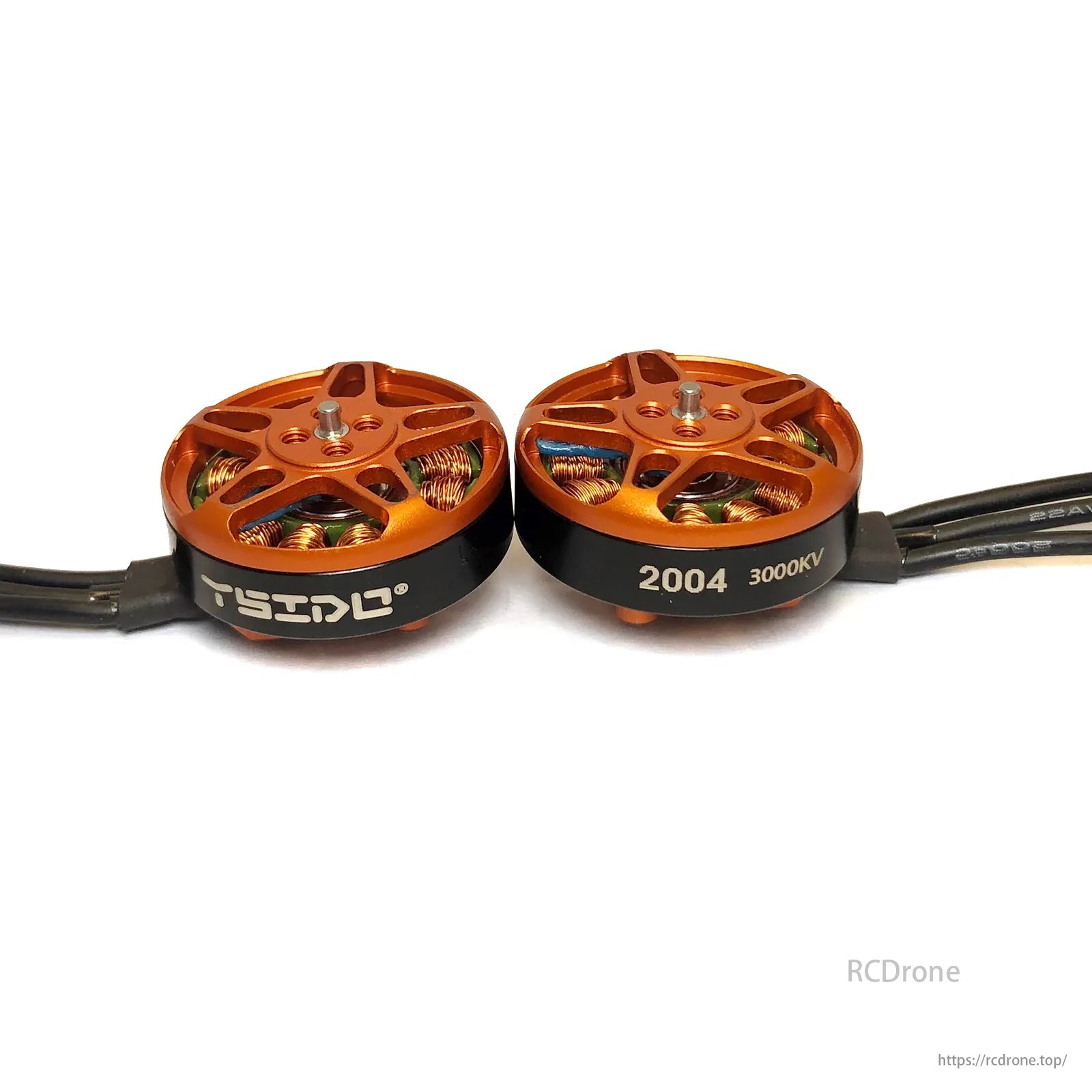 YSIDO 2004 1750KV / 3000KV 3–6S Brushless Motor, YSIDO 2004 brushless motor for RC FPV racing drones, compatible with 3.5-5inch propellers and suitable for vehicles and remote control toys.