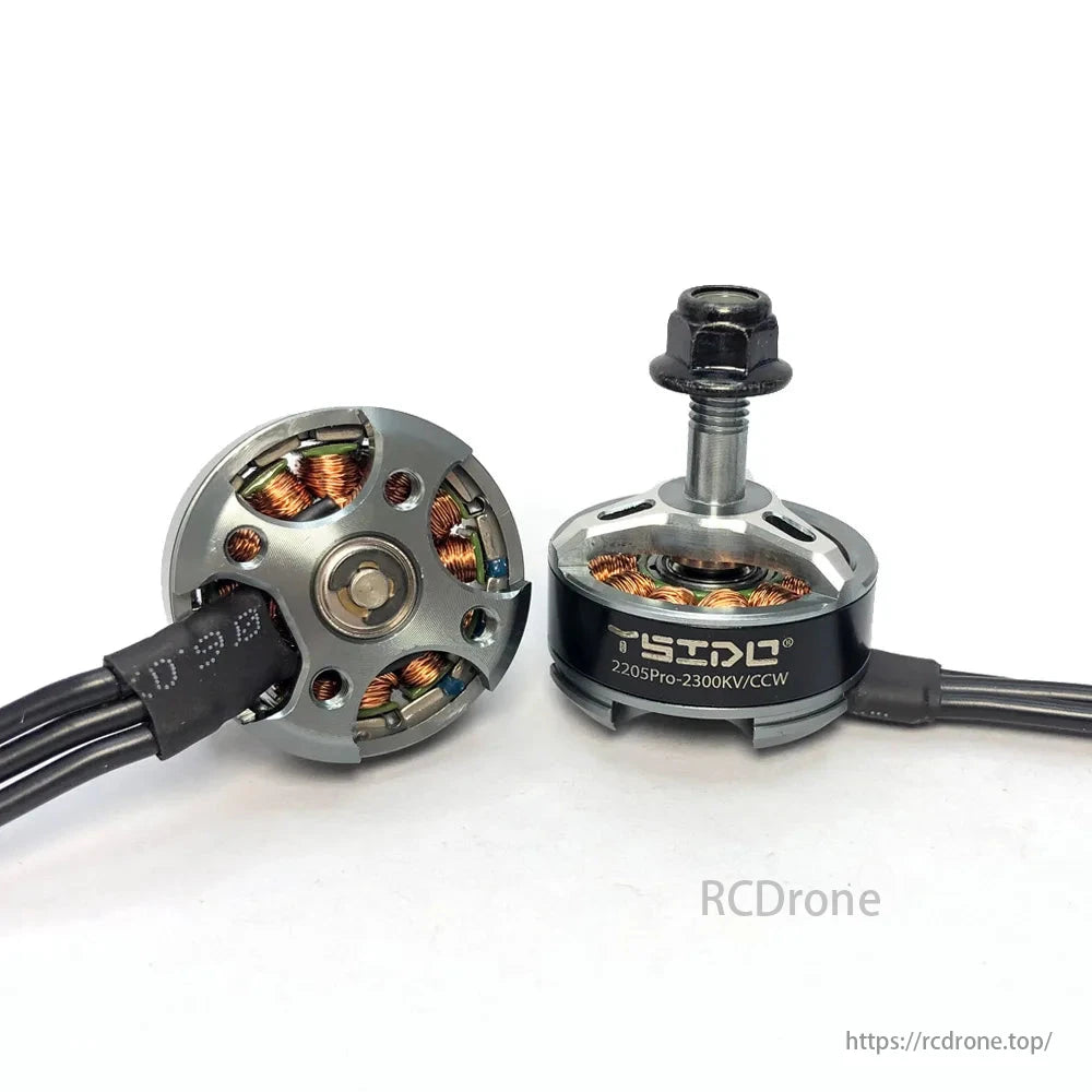 YSIDO 2205PRO 2300KV 2-4S Brushless Motor, YSIDO 2205Pro 2300KV brushless motor for FPV racing drone, suitable for CW/CCW direction.