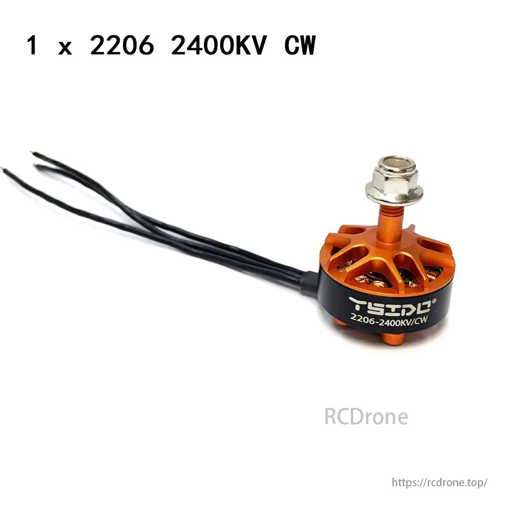 YSIDO 2206 2400KV 5 Inch Brushless Motor, YSIDO 2206 2400KV CW brushless motor, ideal for FPV racing drones with excellent performance and durability.