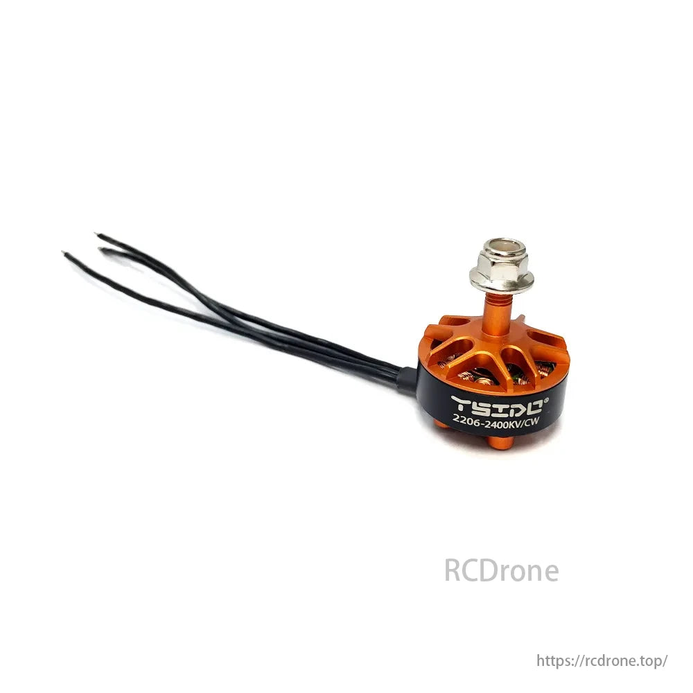 YSIDO 2206 2400KV 5 Inch Brushless Motor, The device has a durable design with a 5mm shaft, weighing only 31.15g.