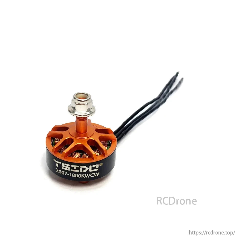 YSIDO 2507 1800KV 3–6S Brushless Motor, YSIDO 2507 1800KV brushless motor, 5mm shaft, ideal for FPV racing drones.