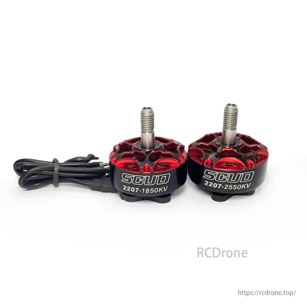 YSIDO Scud 3-6S Brushless Motor, This motor has a high-strength steel shaft, single strand windings, and an M3 shaft screw.