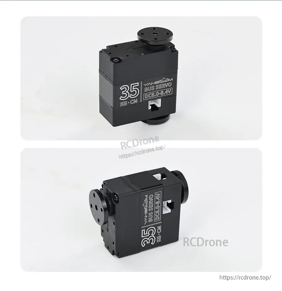 Yahboom YB-SD35M 35KG·CM serial bus smart servo product photos from two angles