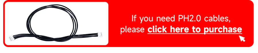 PH2.0 cable accessory banner for optional purchase