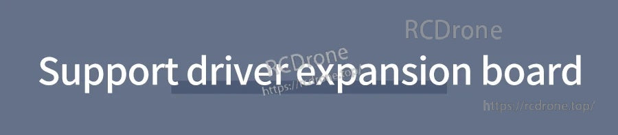 Header banner stating support for driver expansion board