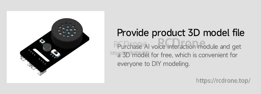 Yahboom CI1302 AI voice interaction module PCB with round speaker grille and USB-C connector