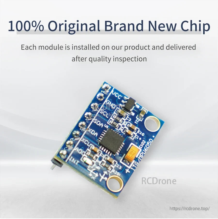 Yahboom MPU6050 6-Axis IMU Sensor close-up of the MPU-6050 breakout PCB and components