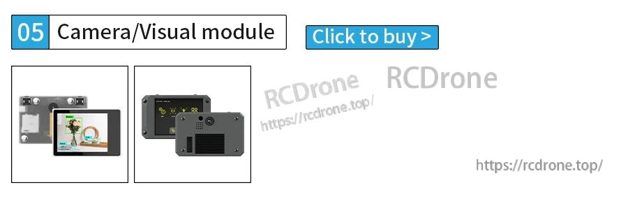Yahboom MSPM0 smart robot camera/visual module with display screen and small camera unit
