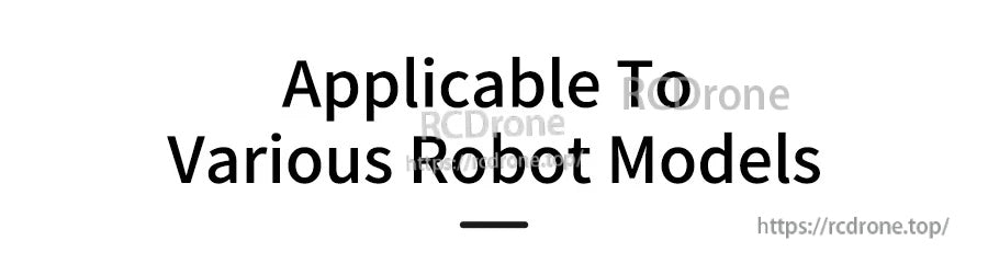 Text banner reading “Applicable To Various Robot Models” for Yahboom robot car tracking map compatibility